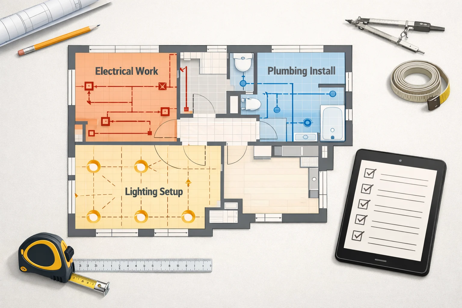 Checklist for renovation planning